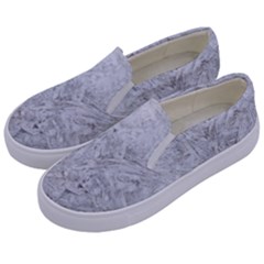 White Frost Kids  Canvas Slip Ons by SomethingForEveryone