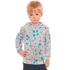 Flower Bomb 2 Kids  Hooded Pullover by PatternFactory
