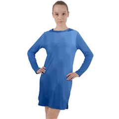 Wonderful Gradient Shades 3 Long Sleeve Hoodie Dress by PatternFactory