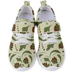 Folk Flowers Pattern  Women s Velcro Strap Shoes by Eskimos