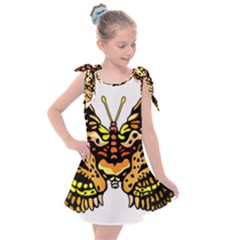 Bigcat Butterfly Kids  Tie Up Tunic Dress by IIPhotographyAndDesigns