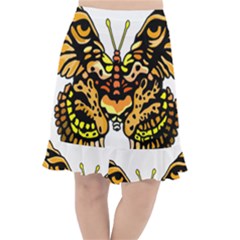 Bigcat Butterfly Fishtail Chiffon Skirt by IIPhotographyAndDesigns