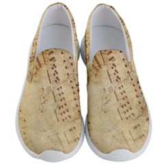 Music-melody-old-fashioned Men s Lightweight Slip Ons by Sapixe