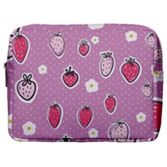Juicy Strawberries Make Up Pouch (large) by SychEva
