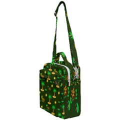 Turtle And Palm On Green Pattern Crossbody Day Bag by Daria3107
