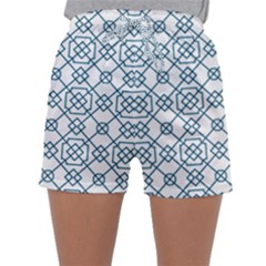 Arabic Vector Seamless Pattern Sleepwear Shorts by webstylecreations