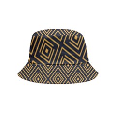 Art Deco Vector Pattern Inside Out Bucket Hat (kids) by webstylecreations