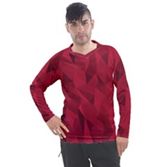 Amaranth Men s Pique Long Sleeve Tee