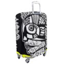 Cyber Punk Portrait Poster Illustration Luggage Cover (Medium) View2