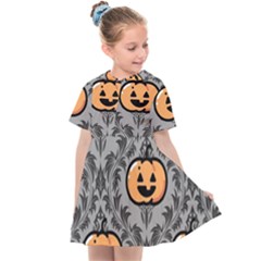 Pumpkin Pattern Kids  Sailor Dress by InPlainSightStyle