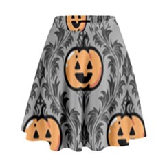 Pumpkin Pattern High Waist Skirt by InPlainSightStyle
