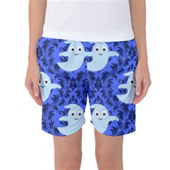 Ghost Pattern Women s Basketball Shorts by InPlainSightStyle