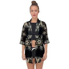 Bnw Mandala Open Front Chiffon Kimono by MRNStudios