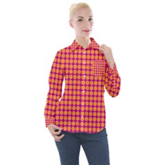 Candy Buttons Women s Long Sleeve Pocket Shirt