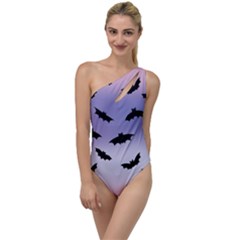 The Bats To One Side Swimsuit by SychEva