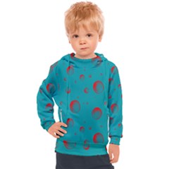 Red Drops Kids  Hooded Pullover by SychEva