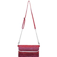 Red Sequins Mini Crossbody Handbag by SychEva