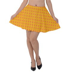 Candy Buttons Velvet Skater Skirt by kiernankallan