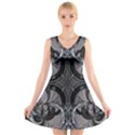 Lunar Phases V-Neck Sleeveless Dress View1