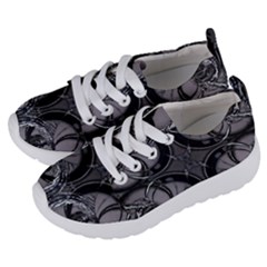 Lunar Phases Kids  Lightweight Sports Shoes by MRNStudios