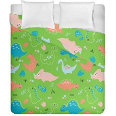 Funny Dinosaur Duvet Cover Double Side (california King Size) by SychEva