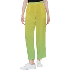 Gradient Yellow Green Women s Pants  by ddcreations
