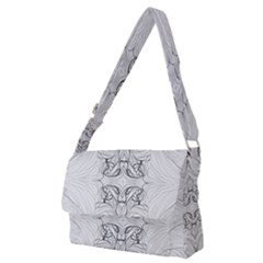 Mono Repeats I Full Print Messenger Bag (m)