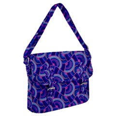 Digital Waves Buckle Messenger Bag by Sparkle