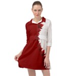 Canada Maple Leaf Dress Mini Skater Shirt Dress