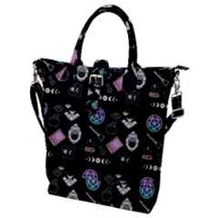 Pastel Goth Witch Buckle Top Tote Bag by NerdySparkleGoth
