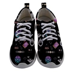 Pastel Goth Witch Athletic Shoes by InPlainSightStyle