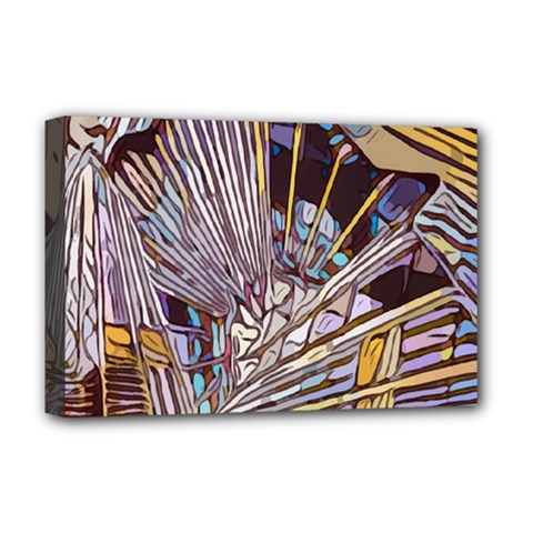 Abstract-drawing-design-modern Deluxe Canvas 18  X 12  (stretched)