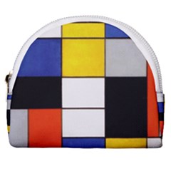 Composition A By Piet Mondrian Horseshoe Style Canvas Pouch by impacteesstreetweareight