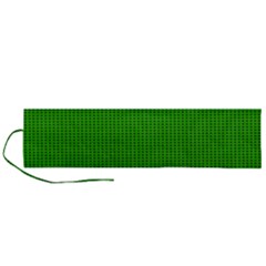 Metallic Mesh Screen 2-green Roll Up Canvas Pencil Holder (l) by impacteesstreetweareight