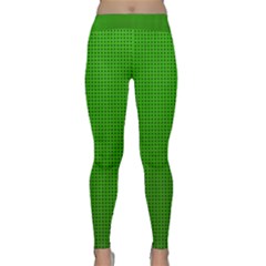 Metallic Mesh Screen 2-green Classic Yoga Leggings by impacteesstreetweareight