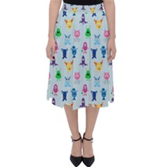 Funny Monsters Classic Midi Skirt by SychEva