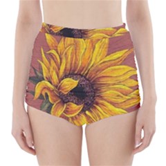 Sunflower High-waisted Bikini Bottoms by Sparkle