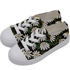 Floral Kids  Low Top Canvas Sneakers by Sparkle