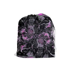 Punk Cyclone Drawstring Pouch (large) by MRNStudios