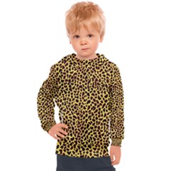 Fur-leopard 2 Kids  Hooded Pullover by skindeep