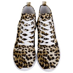 Leopard-print 2 Men s Lightweight High Top Sneakers by skindeep
