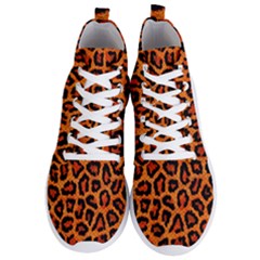 Leopard-print 3 Men s Lightweight High Top Sneakers by skindeep