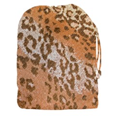 Leopard-knitted Drawstring Pouch (3xl)