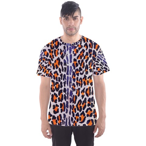 Fur-leopard 5 Men s Sport Mesh Tee by skindeep