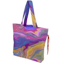 Flow Drawstring Tote Bag by kiernankallan