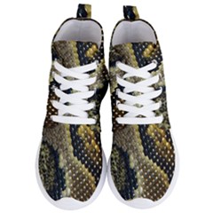 Leatherette Snake 2 Women s Lightweight High Top Sneakers by skindeep