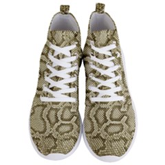 Leatherette Snake 4 Men s Lightweight High Top Sneakers by skindeep