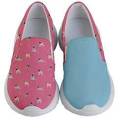 Funny Pugs  Cute Pets Kids Lightweight Slip Ons by SychEva