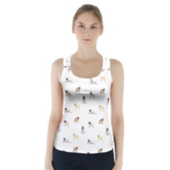 Funny Pugs Racer Back Sports Top by SychEva