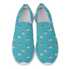 Funny Pugs Women s Slip On Sneakers